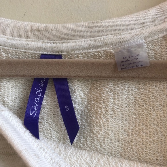 Seraphine | Cream Ruffle Zipper Nursing Top - Picture 3 of 5